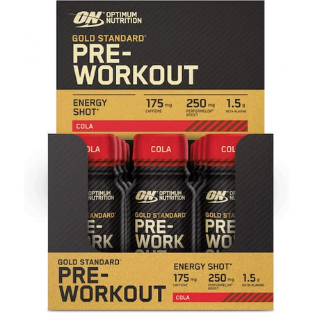 Optimum Nutrition Standard Предтреніровочна добавка перед тренуванням Шот 175мг 12 х 5мл Кола: ціни та характеристики