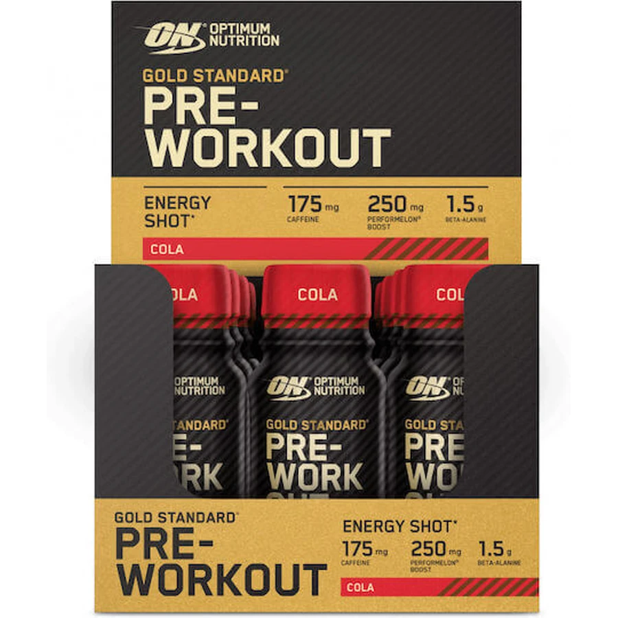 Optimum Nutrition Standard Предтреніровочна добавка перед тренуванням Шот 175мг 12 х 5мл Кола: ціни та характеристики