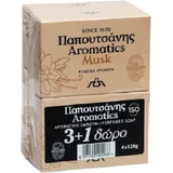 Papoutsanis Soap Bar Ароматика Ваниль Мадагаскара Мыло для тела 4x100гр
