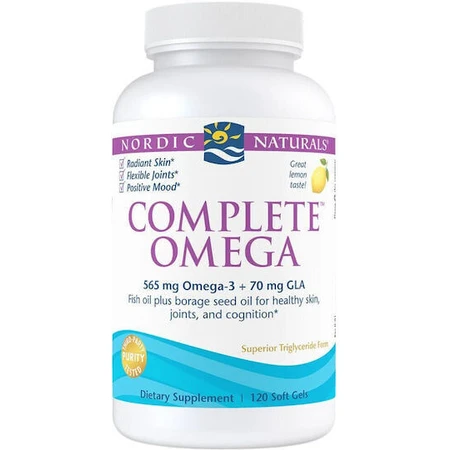 Nordic Naturals Повноцінний риб'ячий жир Омега 565 мг 120 м'яких гелів Лимон: ціни та характеристики