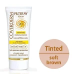Coverderm Filteray Soft Brown Водостійкий сонцезахисний крем для обличчя SPF20 з пігментом 50 мл: ціни та характеристики
