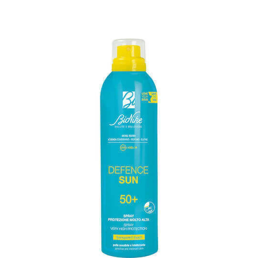 Bionike Defence Sun Сонцезахисний лосьйон для тіла SPF50 Сонцезахисний лосьйон-спрей для тіла 200мл: ціни та характеристики