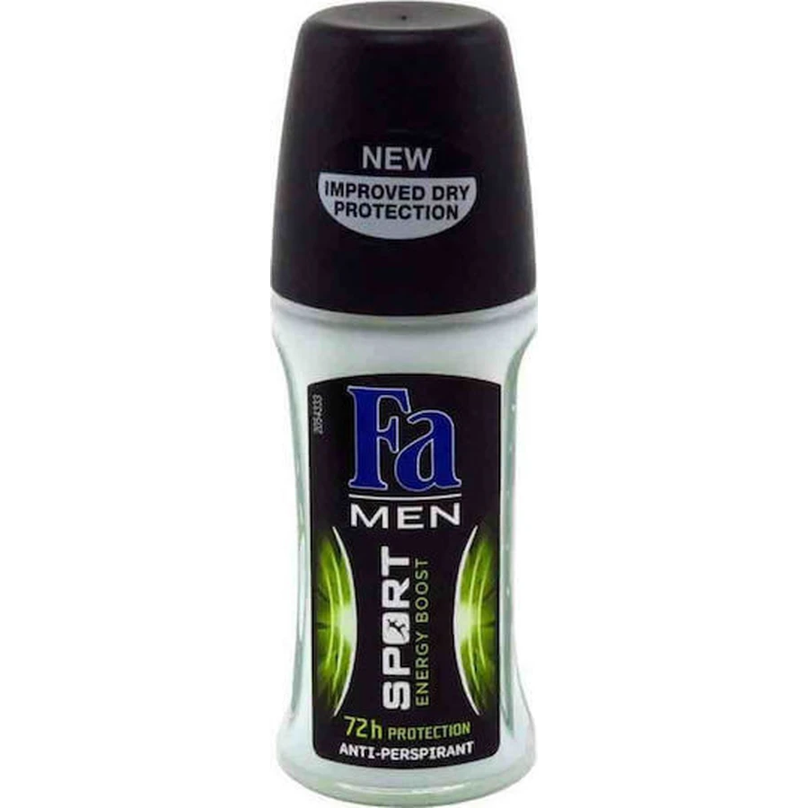Дезодорант Fa Men Sport Sport Energy Boost Дезодорант 72 год рулонний 50мл: ціни та характеристики