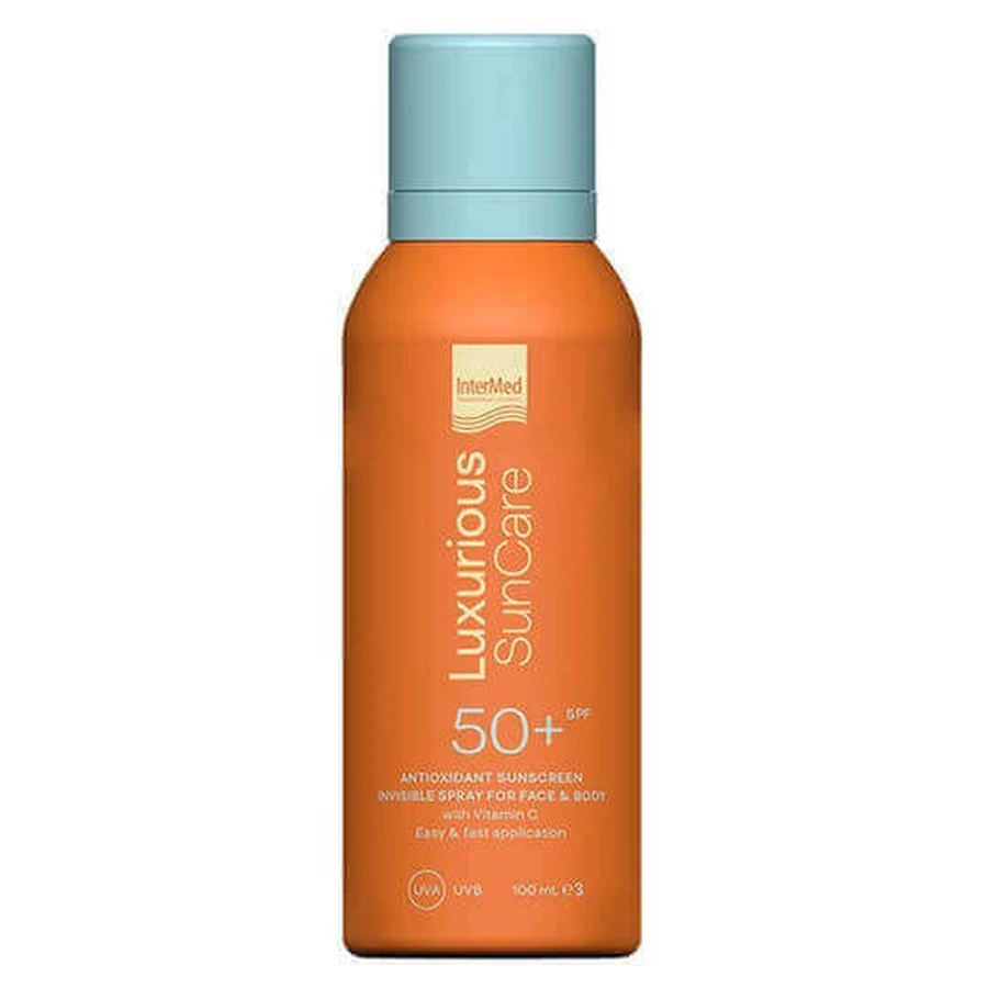 Крем для тіла InterMed Luxurious Suncare Luxurious Suncare Спрей для тіла SPF50 100 мл: ціни та характеристики