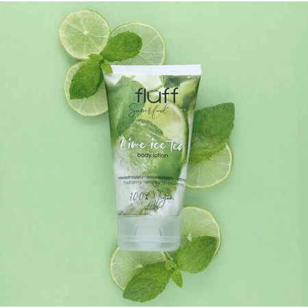 Fluff Lime Ice Tea Зволожуючий лосьйон для тіла з гіалуроновою кислотою для сухої шкіри 150мл: ціни та характеристики
