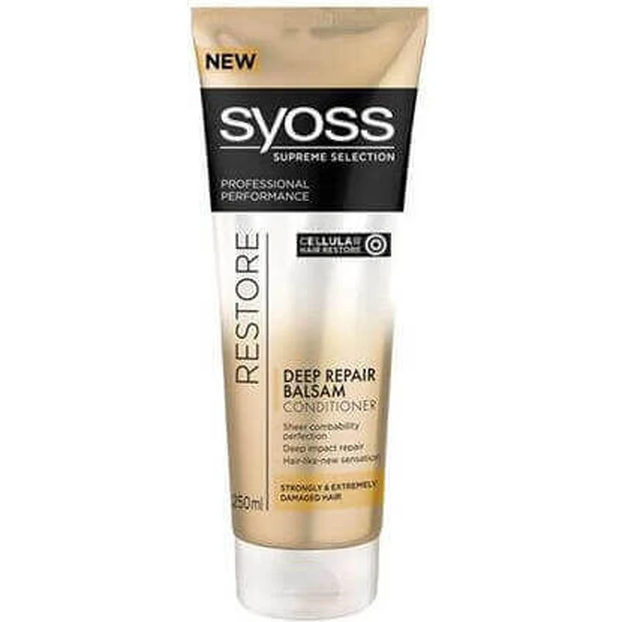 Syoss Restore Deep Repair Відновлювальний/живильний кондиціонер для наелектризованого волосся 250 мл: ціни та характеристики