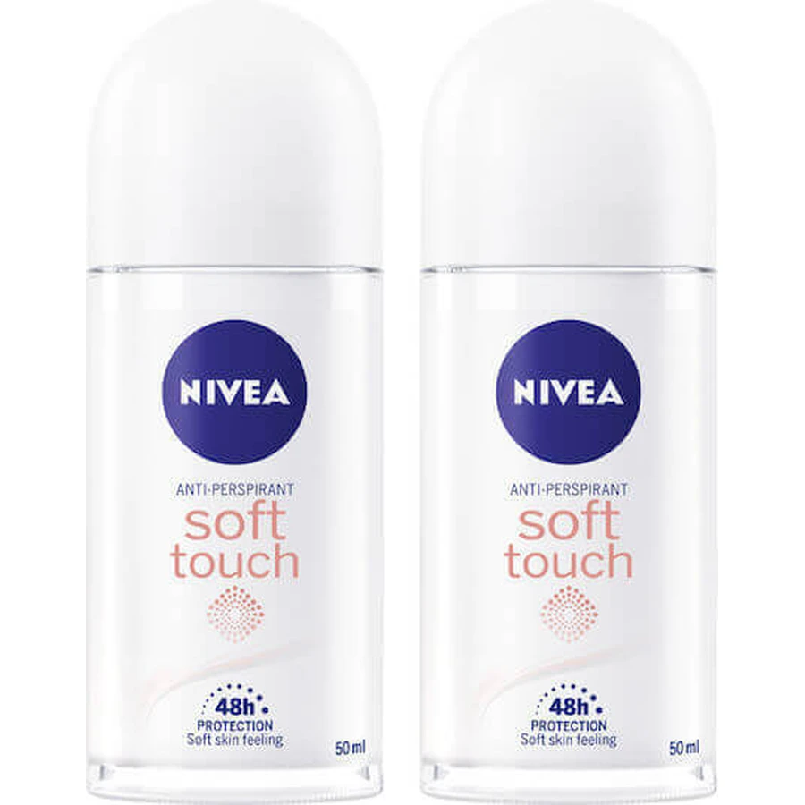 Nivea Talc Sensation Антиперспірант-дезодорант 48 годин у рулоні 2х50мл: ціни та характеристики