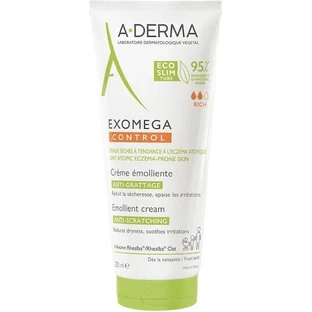 A-Derma Exomega Exomega Emollient Cream Зволожуючий регенеруючий крем для атопічної шкіри 200мл