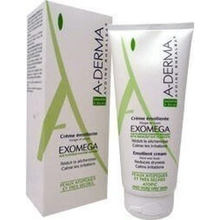 A-Derma Exomega Exomega Emollient Cream Зволожуючий регенеруючий крем для атопічної шкіри 200мл: ціни та характеристики