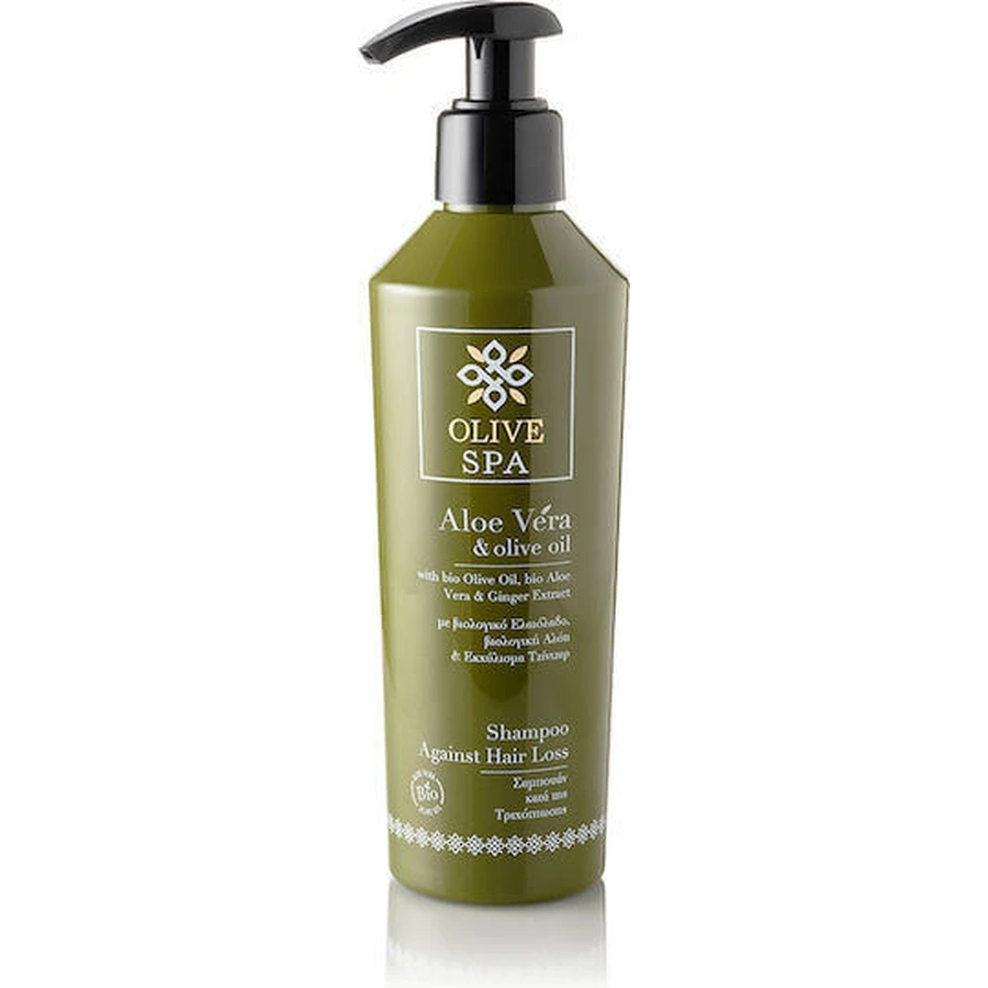OliveSpa Шампунь для волос с алоэ вера и оливковым маслом против выпадения волос для всех типов волос 250 мл: цены и характеристики