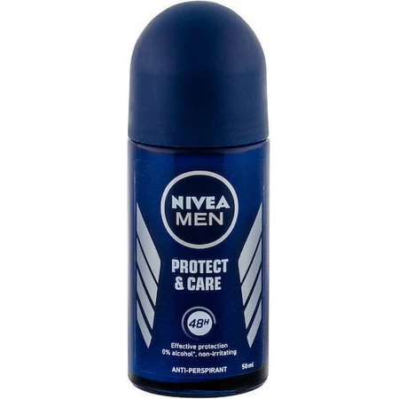 Nivea Men Protect & Care Дезодорант-антиперспирант 48h Roll-On 50 мл: цены и характеристики