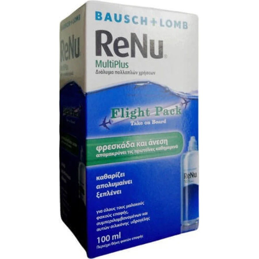 Bausch & Lomb ReNu MultiPlus Flight Pack Раствор для контактных линз 100 мл: цены и характеристики