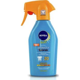 Nivea Sun Protect & Bronze Водостойкий солнцезащитный лосьон для тела SPF20 300 мл