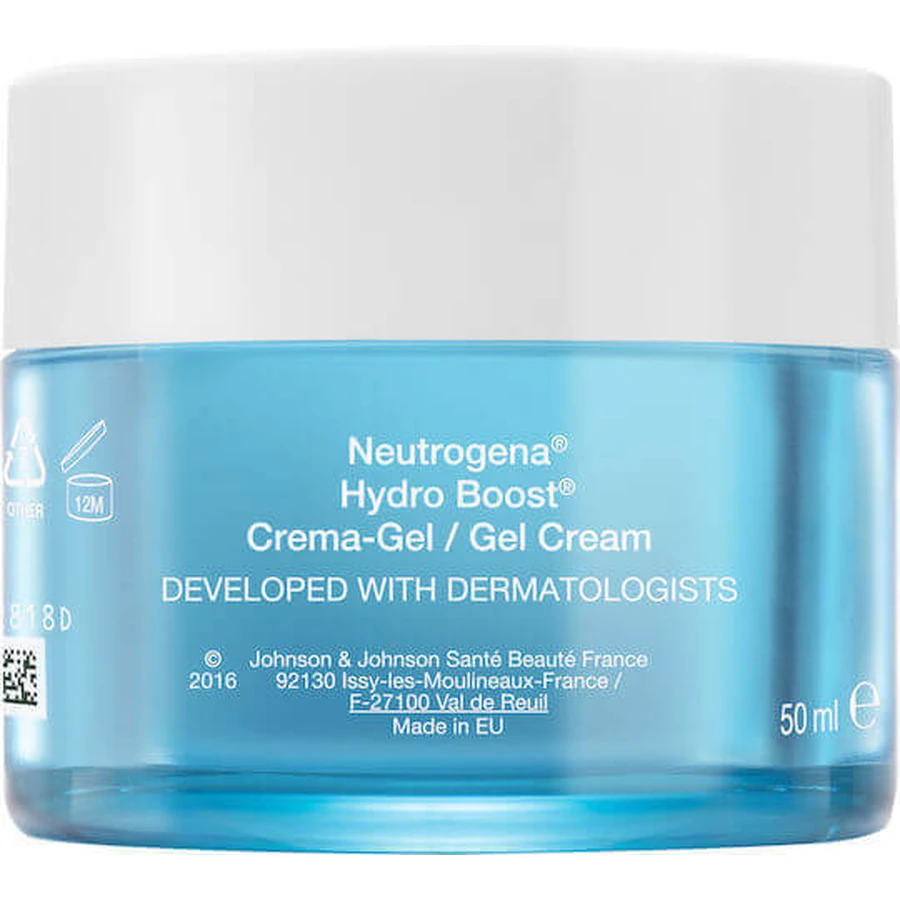 Neutrogena Hydro Boost Gel Cream 24h Денний зволожуючий гель для обличчя з гіалуроновою кислотою 50мл: ціни та характеристики