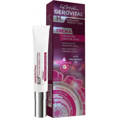 Gerovital Eye Cream Тонізуючий крем для повік з гіалуроновою кислотою 15мл: ціни та характеристики