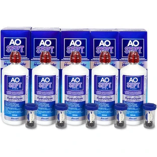 Розчин для контактних лінз Alcon Aosept Plus 5x360мл
