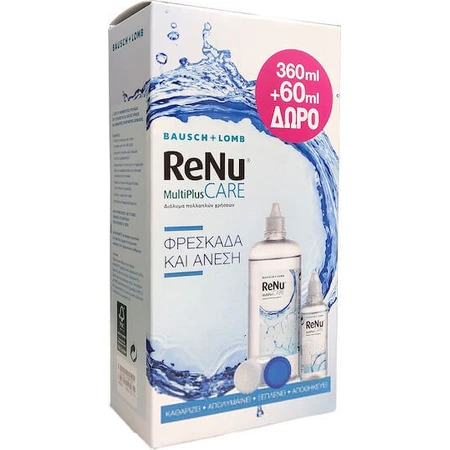 Раствор для контактных линз Bausch & Lomb ReNu Multiplus 360 мл и 60 мл: цены и характеристики