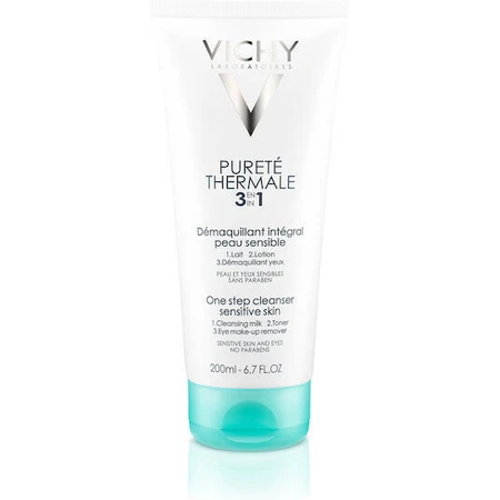Vichy Purete Thermale 3 в 1 Одноступенева емульсія для зняття макіяжу з очей 200 мл: ціни та характеристики