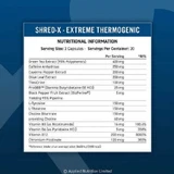 Applied Nutrition Shred-X Shred-X Extreme Thermogenic 3000mg 90 капс.