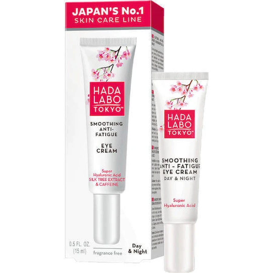 Hada Labo Tokyo Увлажняющий и тонизирующий крем для глаз с гиалуроновой кислотой и коллагеном 15 мл: цены и характеристики