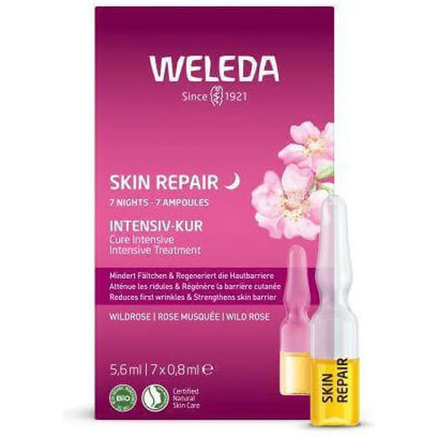 Weleda Дика троянда 7 ночей Інтенсивна лікувальна сироватка Фея 0,8 мл: ціни та характеристики