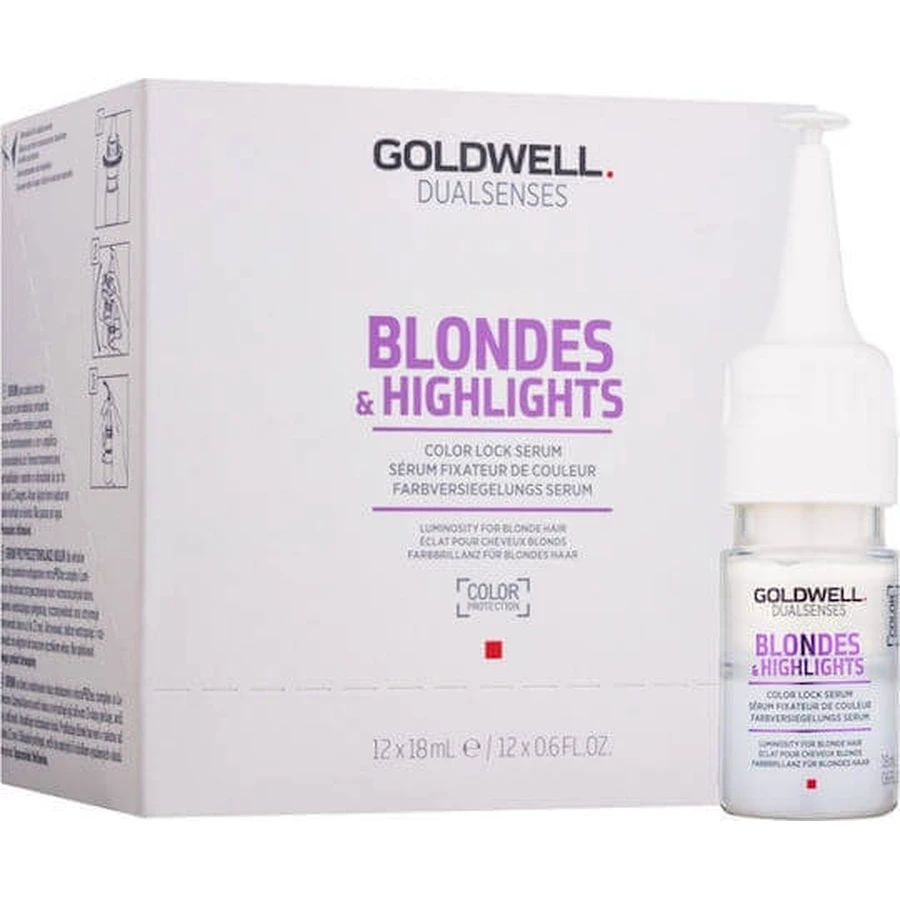 Ампула для зміцнення кольору волосся Goldwell Dualsenses Blondes & Highlights 12x18 мл: ціни та характеристики