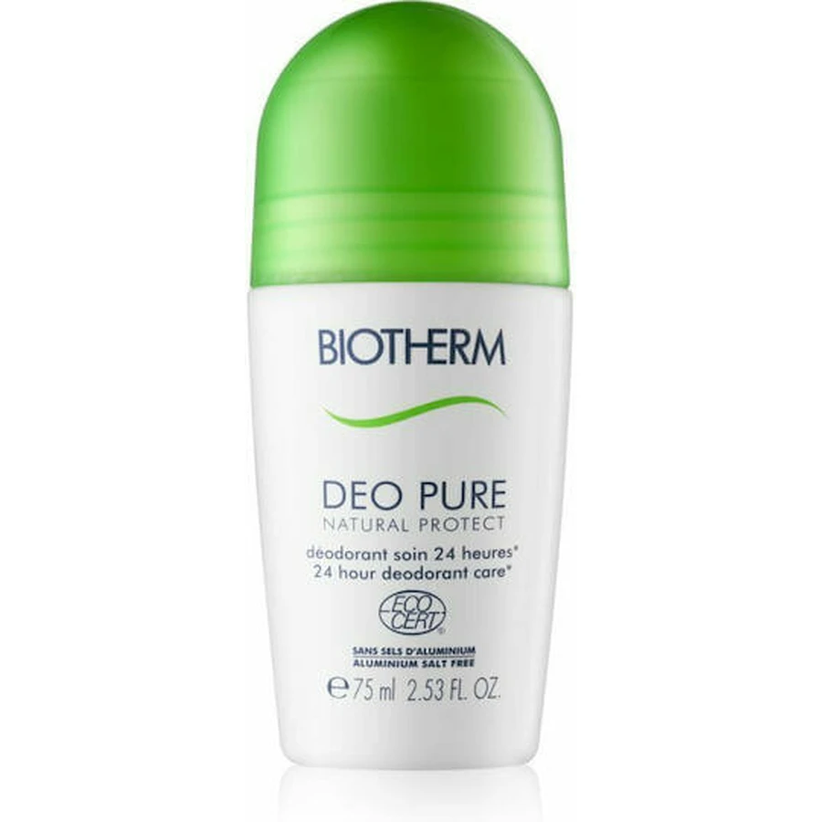 Biotherm Deo Pure Natural Protect Натуральный дезодорант 24 часа ролл-он без алюминия 75 мл: цены и характеристики