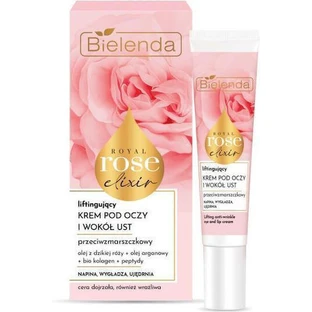 Антивіковий і тонізуючий крем для шкіри навколо очей Bielenda Royal Rose Elixir 15 мл