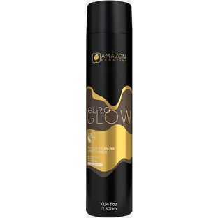 Amazon Keratin Ouro Ouro Glow Protein Caviar Caviar Кондиционер для поддержания цвета окрашенных волос 300 мл
