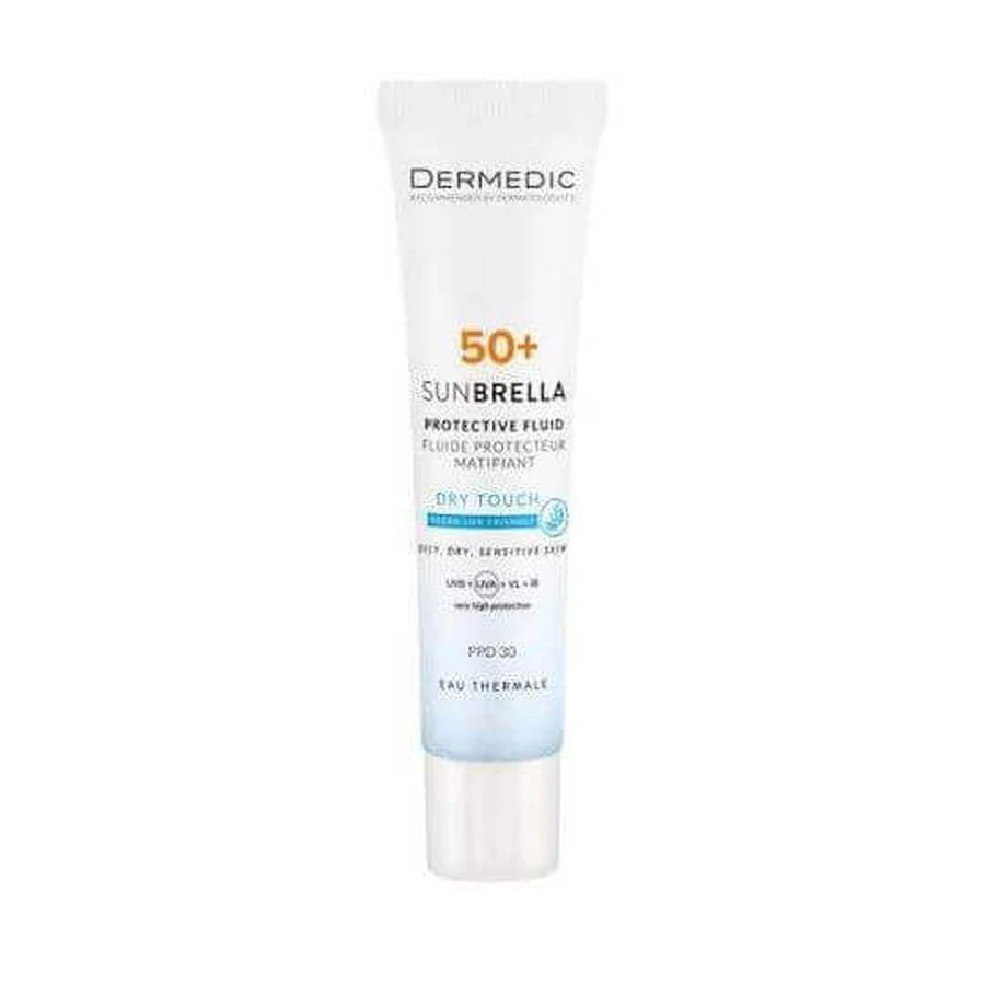 Сонцезахисний крем для обличчя Dermedic Sunbrella SPF50+ 40мл: ціни та характеристики