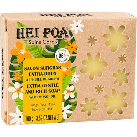 Мило для тіла Hei Poa Gentle & Ric в брусочку 100гр: ціни та характеристики
