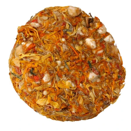 JR Farm (Джиер Фарм) Grainless Herb Rolls Marigold & Banana - Беззерновые травяные роллы с бархатцами и бананом для грызунов, 80 г: цены и характеристики