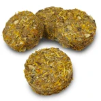 JR Farm (Джиер Фарм) Grainless Herb Rolls Marigold & Banana - Беззерновые травяные роллы с бархатцами и бананом для грызунов, 80 г: цены и характеристики