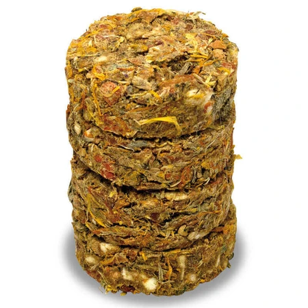JR Farm (Джиер Фарм) Grainless Herb Rolls Marigold & Banana - Беззерновые травяные роллы с бархатцами и бананом для грызунов, 80 г: цены и характеристики