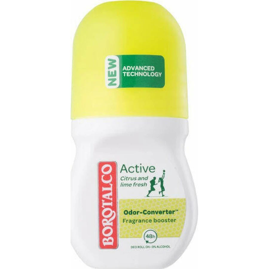 Дезодорант Borotalco Active Citrus & Lime Fresh 48h Deo Дезодорант 48h Roll-On 50ml: ціни та характеристики