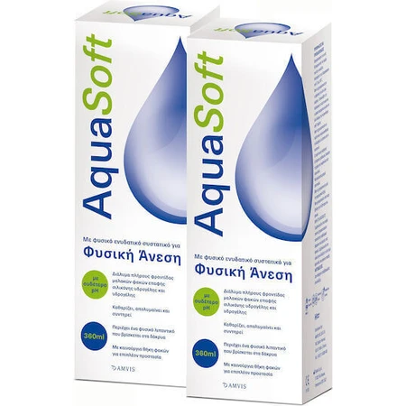 Розчин для контактних лінз Amvis AquaSoft Physical Comfort 2х360мл: ціни та характеристики
