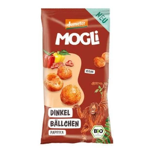 Гренки из полбы эко с паприкой, 40 г, Mogli