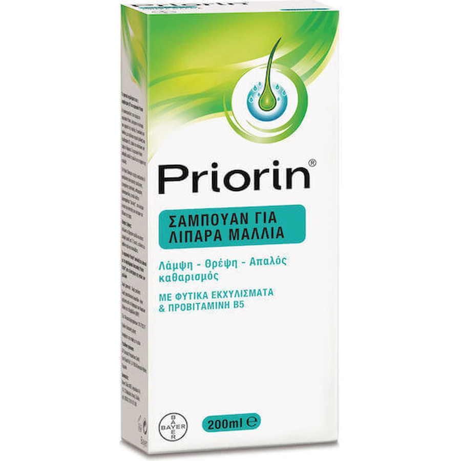 Priorin Șampon Împotriva Căderii Părului pentru Păr Gras 200ml: ціни та характеристики