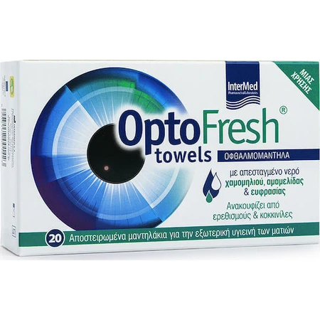 InterMed OptoFresh Șervețele Curățarea плеоапелор для лікування алергії 20buc: ціни та характеристики