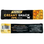 Lucky Star Creamy Snack Chicken Ласощі Лагідне пюре з м'яса курки у стіках для котів, 1х10 г: ціни та характеристики