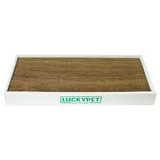 Lucky Pet Еко-дряпка Подіум картон для котів, Міні 24x50x5 см (Бежевий / Білий)