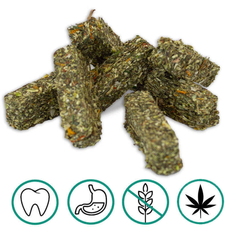 JR Farm (Джиер Фарм) Grainless Health CBD Sticks Skin&Coat - Беззернові палички з коноплями для гризунів, що покращують стан шкіри та шерсті, 75 г: ціни та характеристики