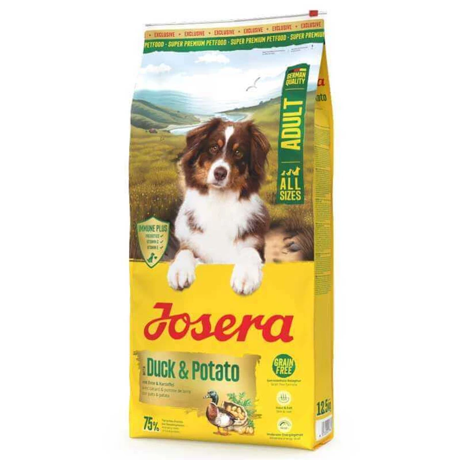 Josera Adult Duck & Potato - Сухий беззерновий корм з качкою і картоплею для дорослих собак усіх порід, 12,5 кг: ціни та характеристики