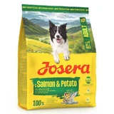 Josera Adult Salmon & Potato – сухой беззерновой корм с лососем и картофелем для собак всех пород, 900 г.