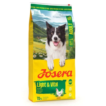 UAnimals Josera All Sizes Adult Light & Vital Сухой диетический корм для собак всех пород с избыточным весом, 12,5 кг.: цены и характеристики