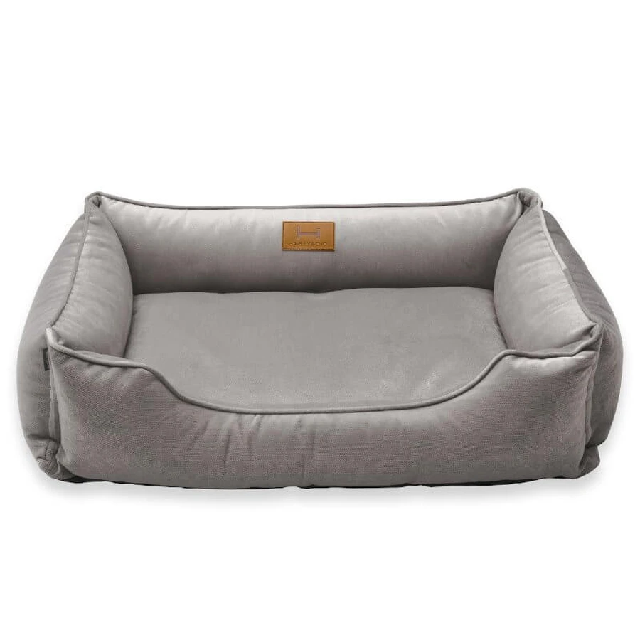 Harley & Cho (Харлі енд Чо) Dreamer Velour - Лежак велюровий для котів і собак, 70х50 см (Сірий): ціни та характеристики