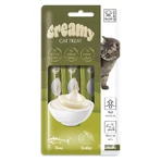 M-Pets Creamy Cat treat Tuna&Scallop Ласощі Крем з тунцем та морськими гребінцями для котів, 60 г: ціни та характеристики