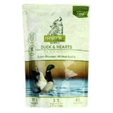 Isegrim Pouch Roots Duck & Hearts Консервированный корм с уткой и куриными сердечками для взрослых собак, 410 г