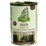 Isegrim Deer with Sunchoke Cowberries & Wild Herbs Консервованный корм с олениной, черникой, грибами и дикорастущими травами для собак, 400 г