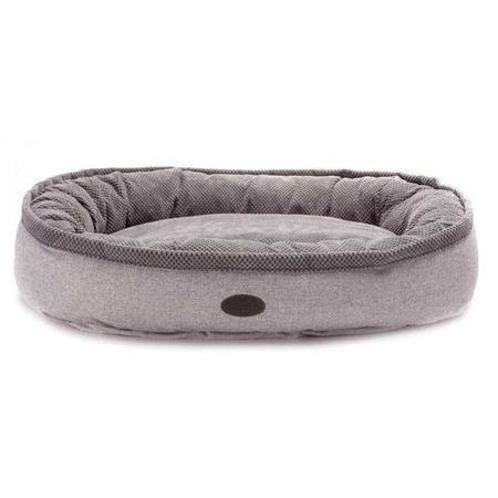 Harley & Cho (Харли энд Чо) Donut Soft Touch Gray- Овальный лежак для собак, 110х80х23 см (Серый): цены и характеристики